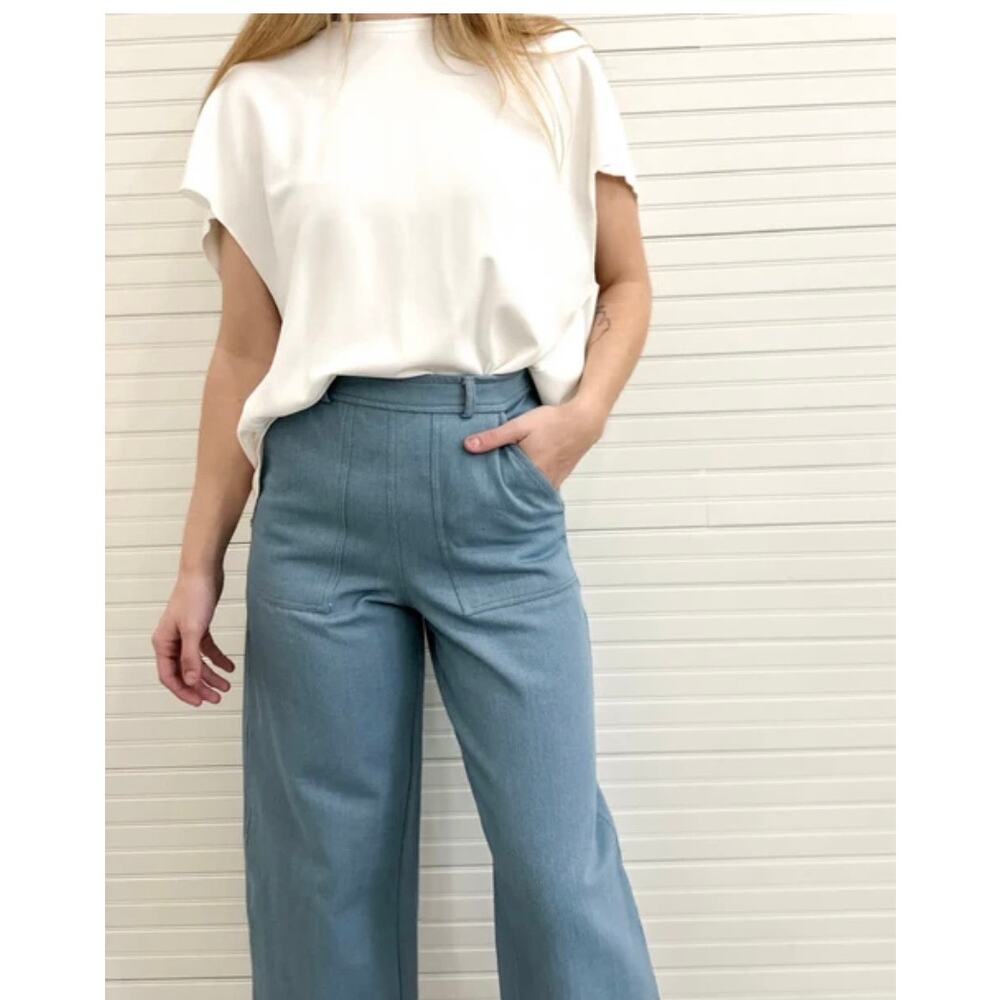 NLT Kenny Top Blouse Oversized Boxy White Size Small